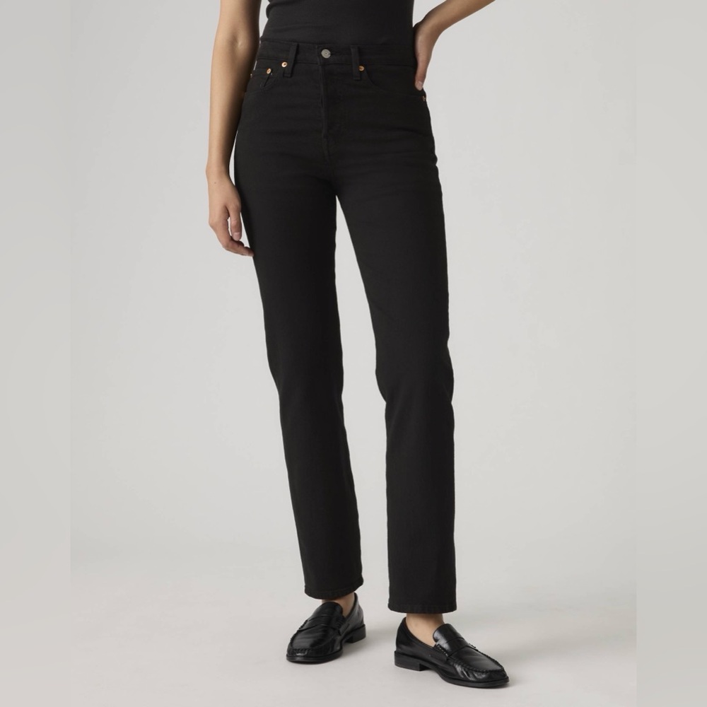 Levi's Women's Black 501 Wedgie straight L26,W27